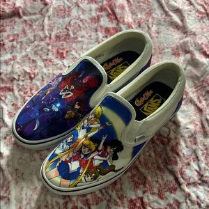 Vans x Sailor Moon Slip On Shoes Women’s 8 Rare Limited Edition NEW No Box